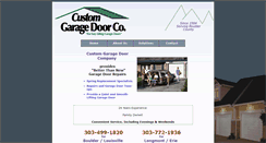 Desktop Screenshot of customgaragedoor.com